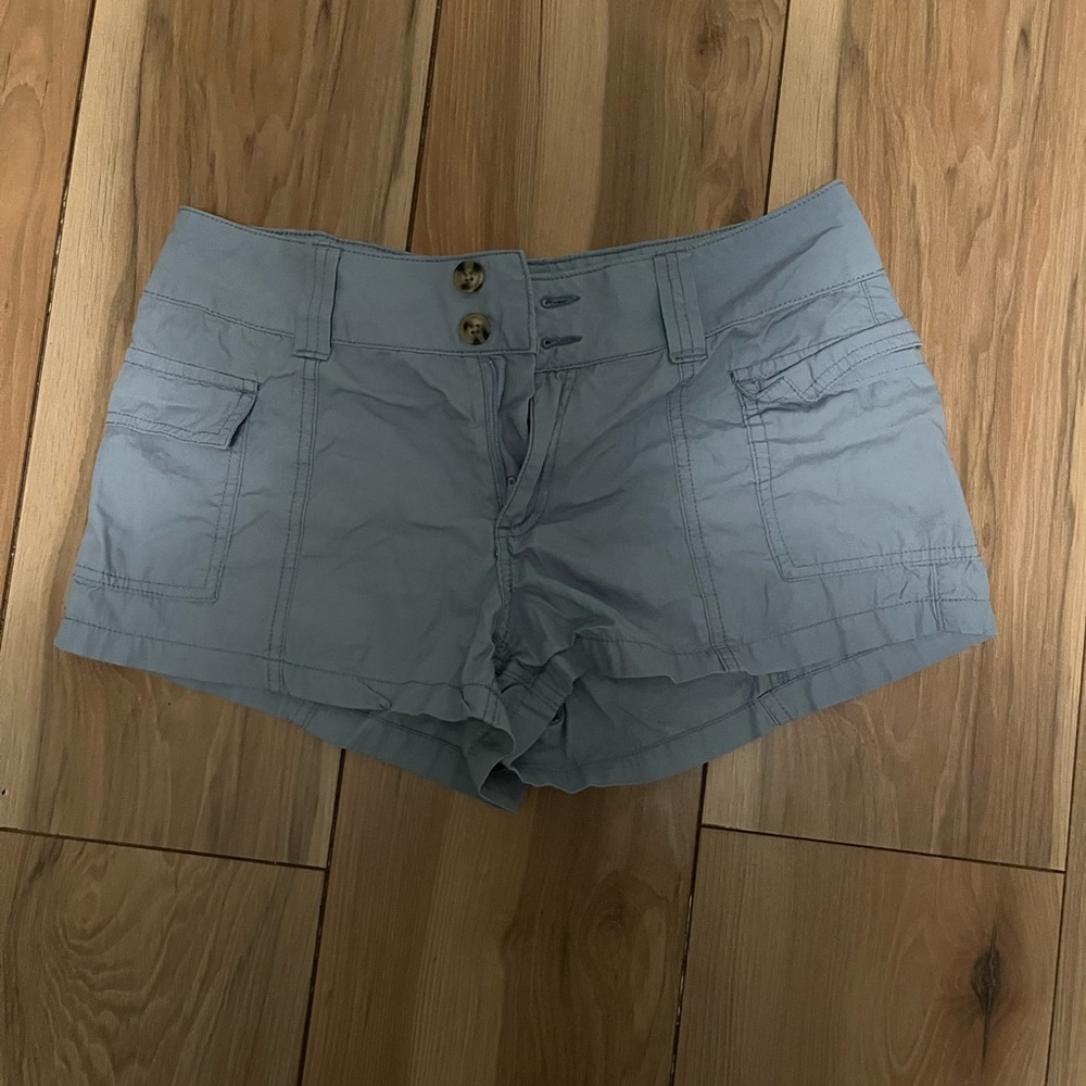 Women's Gray Casual Shorts